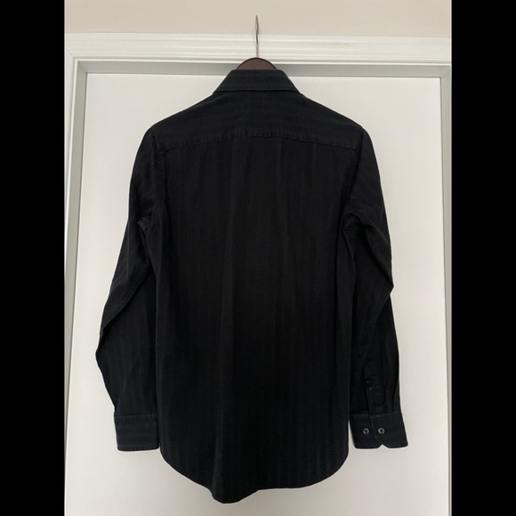 Tristan Fitted Black Shirt - Picture 3 of 3